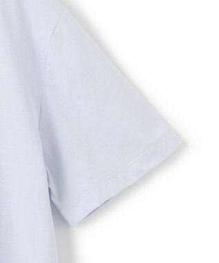 BEIGE， 【洗える】CASSIA / オリジナルロゴTシャツ Sax