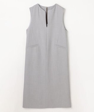 ANY L キーネックジャンスカ シャンブレーグレー