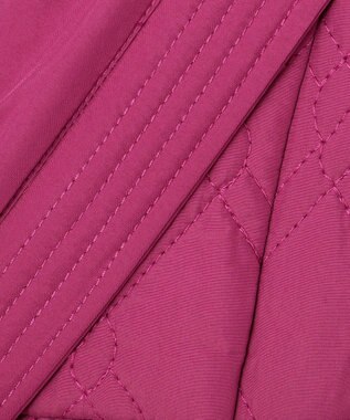 組曲 KIDS 【90-100㎝】中綿キルト コート ラズベリー系