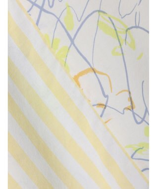 AMERICAN HOLIC Ｆｌｏｗｅｒ　×　Ｓｔｒｉｐｅシャツチュニック Yellow