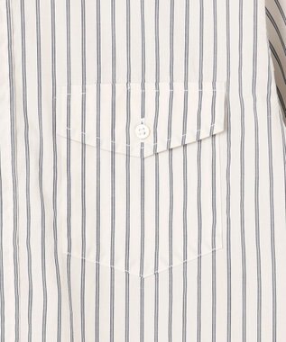 J.PRESS MEN 【SUPIMAコットン使用】マルチストライプブロードシャツ / B.D. アイボリー系1