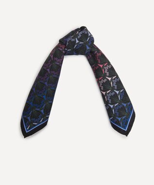 LIBERTY. アイフィス ドーン シルクツイル スカーフ45 パープル