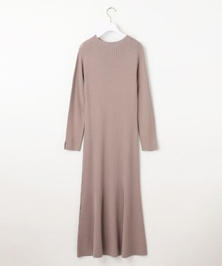 ANY SIS 【2SET】シャギー ニット × ワンピース セット モカピンク