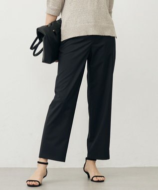 SOFTシャンブレー テーパード パンツ