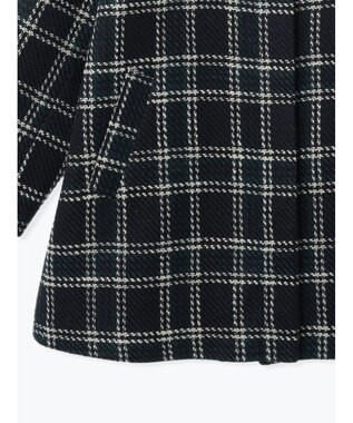 Te chichi ロービングチェックミドルコート《2025winter catalog item》 ネイビー