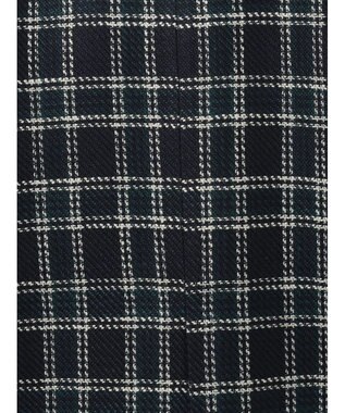 Te chichi ロービングチェックミドルコート《2025winter catalog item》 ネイビー