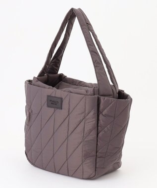 Y'SACCS 【Y’SACCS vous et】キルティングボックストート　Mサイズ ダークグレー