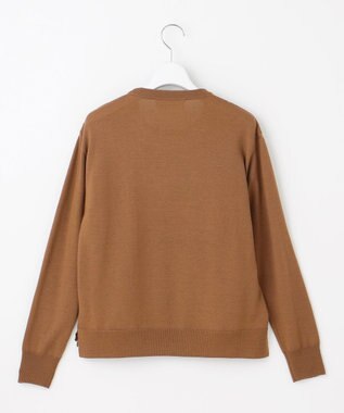 自由区 【カトリエムブーケ】Tricot de dentelle レースプルオーバーニット キャメル