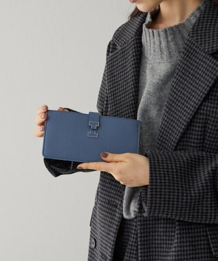 IACUCCI アバ ロングウォレット CERVO サックスブルー