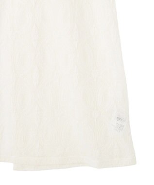 AMERICAN HOLIC レースジャガードノースリーブワンピース Ivory