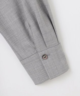 自由区 【洗える】ウーステッドトロ ワンピース ライトグレー