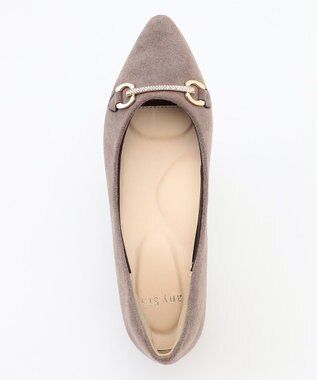 ANY SIS 【23.0cm~24.0cm】ストーンビット パンプス チャコール