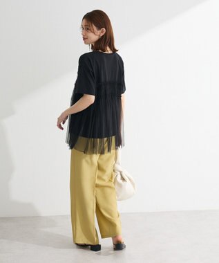 Green Parks ・ＥＬＥＮＣＡＲＥ　ＤＵＥ　チュールドッキングＴＥＥ Gray Mixture