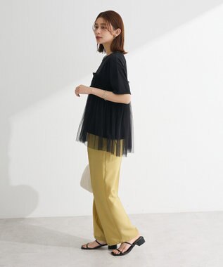 Green Parks ・ＥＬＥＮＣＡＲＥ　ＤＵＥ　チュールドッキングＴＥＥ Gray Mixture