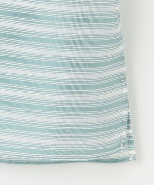 J.PRESS LADIES L シアーボーダーツイン カットソー シーブルー系1