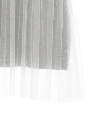 Green Parks ・ＥＬＥＮＣＡＲＥ　ＤＵＥ　チュールドッキングＴＥＥ Gray Mixture