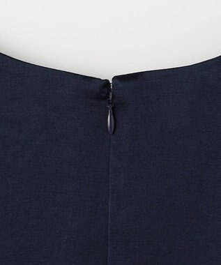 NAVE 【ReNAVE】タンブラーサテン ブラウス ネイビー系