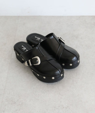 Green Parks ・ｒｉｃｈ　ｂｌｕｅ　ウェスタンクロッグ