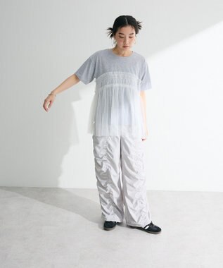 Green Parks ・ＥＬＥＮＣＡＲＥ　ＤＵＥ　チュールドッキングＴＥＥ Gray Mixture