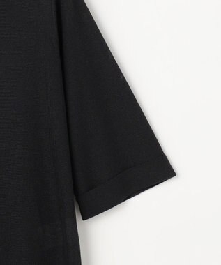 J.PRESS LADIES Vis/Pe スパーク バックプリーツ ニット ネイビー系