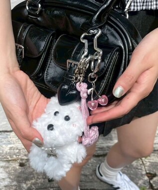WEGO わんこセットキーホルダー ホワイト