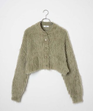 WEGO モンスターニットカーディガン グリーン