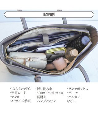 ACE BAGS & LUGGAGE Jewelna Rose リタ・トートバッグ A4サイズ 16146 ジュエルナローズ チャコール