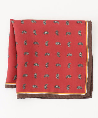 J.PRESS MEN ペイズリー柄シルクチーフ