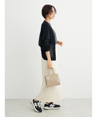 Green Parks らくスレＩラインスカート Ivory