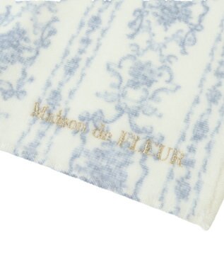 Maison de FLEUR トワルドジュイ調プリントタオルハンカチ Grayish Blue