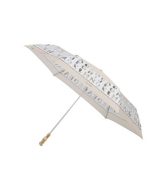 MOONBAT ポール & ジョー (PAUL & JOE ACCESSOIRES) ABC Garden アニマル 折りたたみ傘 竹手元 巾着型傘袋 ベージュ