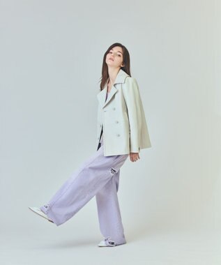 GRACE CONTINENTAL ラムレザーＰコート キナリ