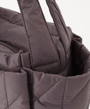 Y'SACCS 【Y’SACCS vous et】キルティングボックストート　Mサイズ ダークグレー