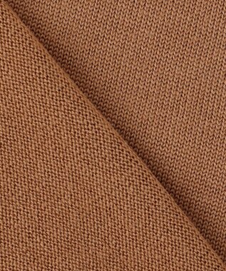 自由区 【カトリエムブーケ】Tricot de dentelle レースプルオーバーニット キャメル