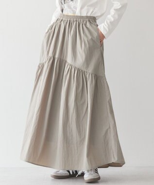 AMERICAN HOLIC ティアードギャザースカート Gray