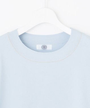 J.PRESS LADIES S 【洗える】RAYON ELITE STRETCH ニットT サックス系