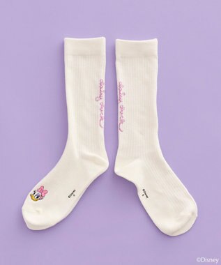 earth music&ecology 【予約】Disney/アソート刺繍入り靴下