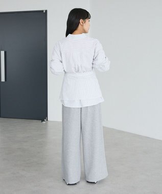 CRAFT STANDARD BOUTIQUE 2点セット / レイヤードデザインシャツ Stripe White