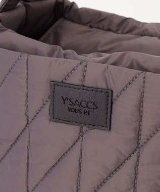 Y'SACCS 【Y’SACCS vous et】キルティングボックストート　Mサイズ ダークグレー