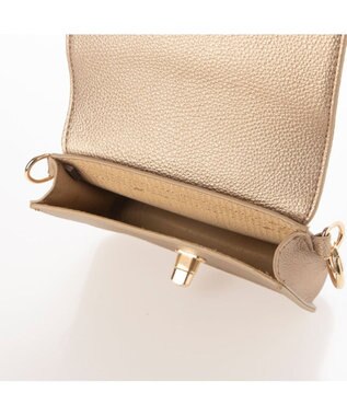 UNBILLION カシュカシュ cachecache / チェーンミニバッグ2個セットショルダー ベージュ