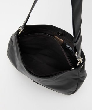 russet クラウズナイロン 縦長2WAYショルダーバッグ(CE-1623) Black