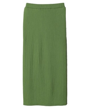 Green Parks ふくれＪＱ　Ｉラインスカート Green