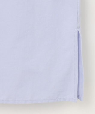 SHARE PARK LADIES スキッパーネックギャザーブラウス サックスブルー系