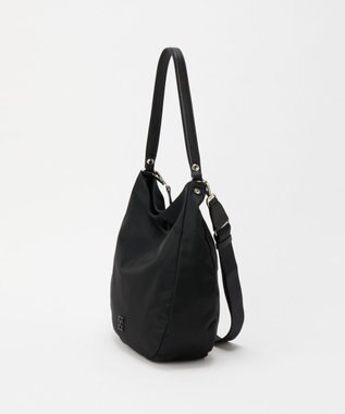 russet クラウズナイロン 縦長2WAYショルダーバッグ(CE-1623) Black