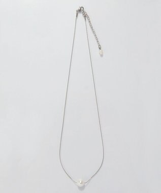 Phoebe 【金属アレルギー対応】ワントップパールネックレス　シルバー/サージカルステンレス シルバー