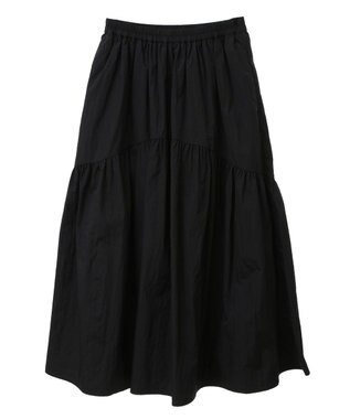 AMERICAN HOLIC ティアードギャザースカート Black