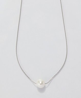 Phoebe 【金属アレルギー対応】ワントップパールネックレス　シルバー/サージカルステンレス シルバー
