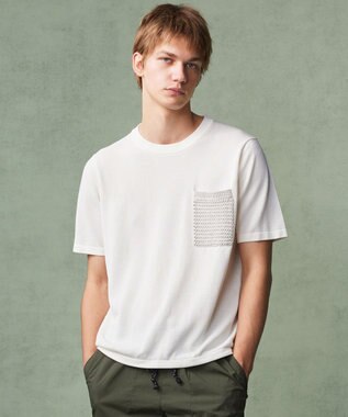 【エコ素材・軽量・通気性・速乾性】ペーパーヤーンニット Ｔシャツ