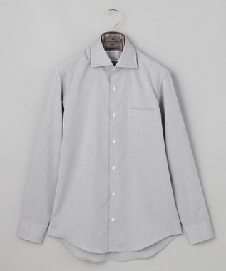 GOTAIRIKU 【形態安定】PREMIUMPLEATS_ワイドカラー _通年ドレスシャツ(26年春夏限定色) グレー系