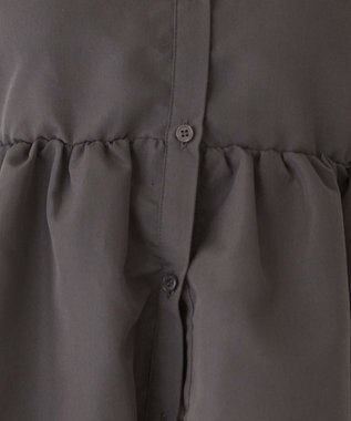 WEGO 【ANGIE VINTAGE】ティアードバルーンブラウス ダークグレー